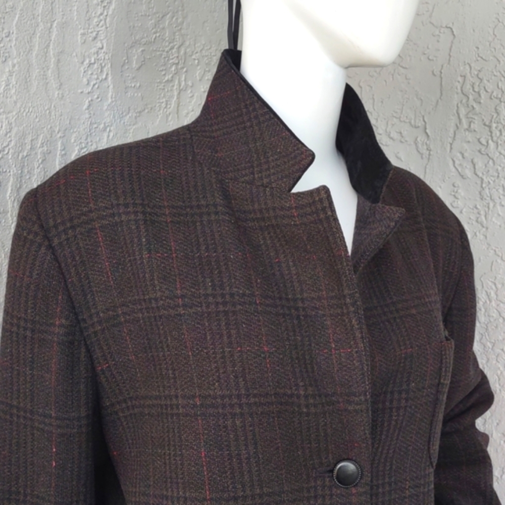 Harve' Benard by Benard Holzman Vintage Ladies Pure Wool Blazer/Coat